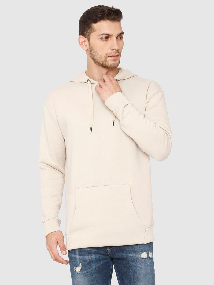 Cream Hooded Sweatshirt