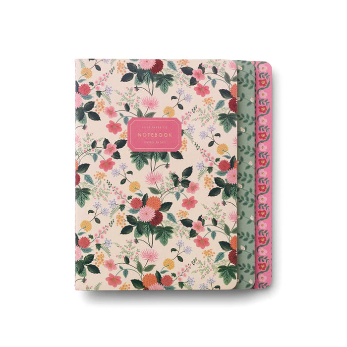 Dahlia Stitched Notebook Set - The New York Public Library Shop