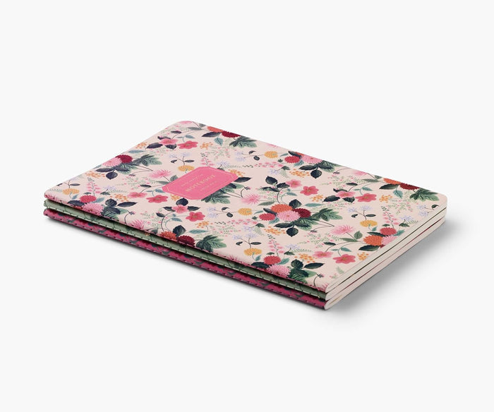 Dahlia Stitched Notebook Set - The New York Public Library Shop