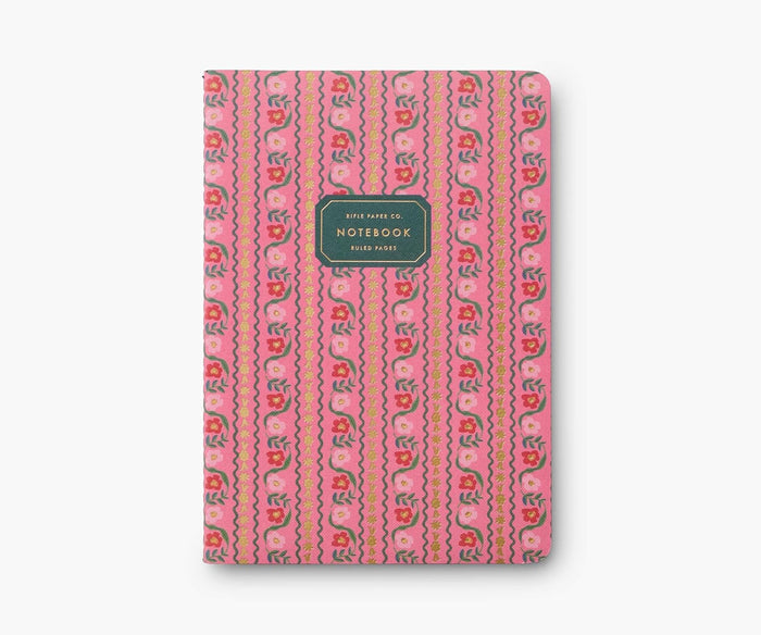 Dahlia Stitched Notebook Set - The New York Public Library Shop