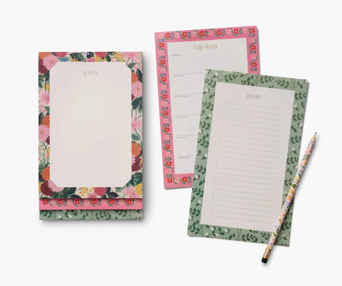 Dahlia Tiered Notepad - The New York Public Library Shop