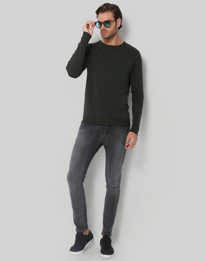 Dark Green Pullover
