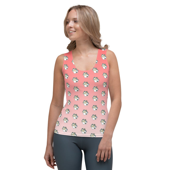 Descendants of the Island Coral Magnolia Cut & Sew Tank Top