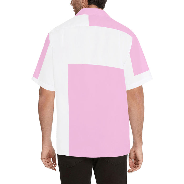 Descendants of the Island Shapes Bubblegum Men's Hawaiian Shirt