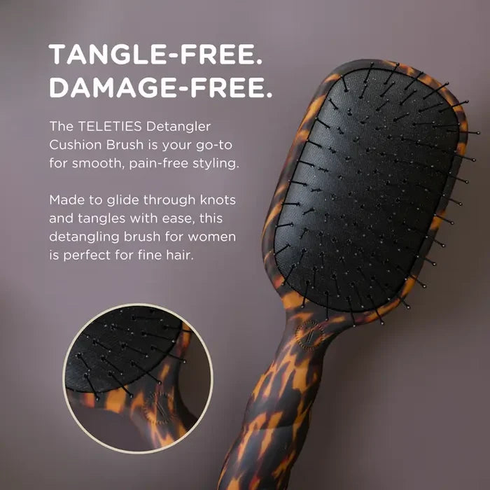 Detangler Hairbrush for Fine Hair | Tortoise