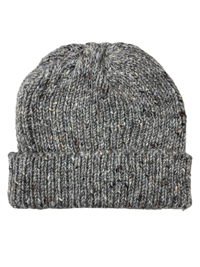 Grey Fleck - Donegal Merino Wool Beanies