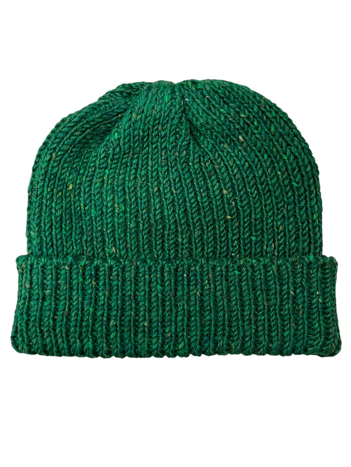 Green Fleck - Donegal Merino Wool Beanies