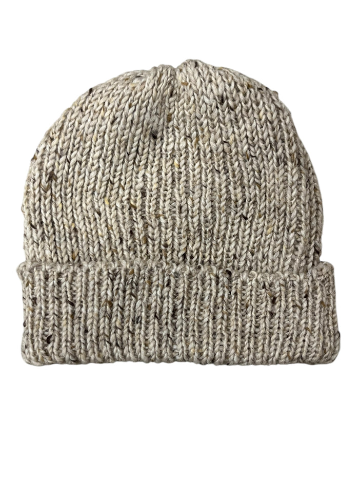 Oatmeal Fleck - Donegal Merino Wool Beanies