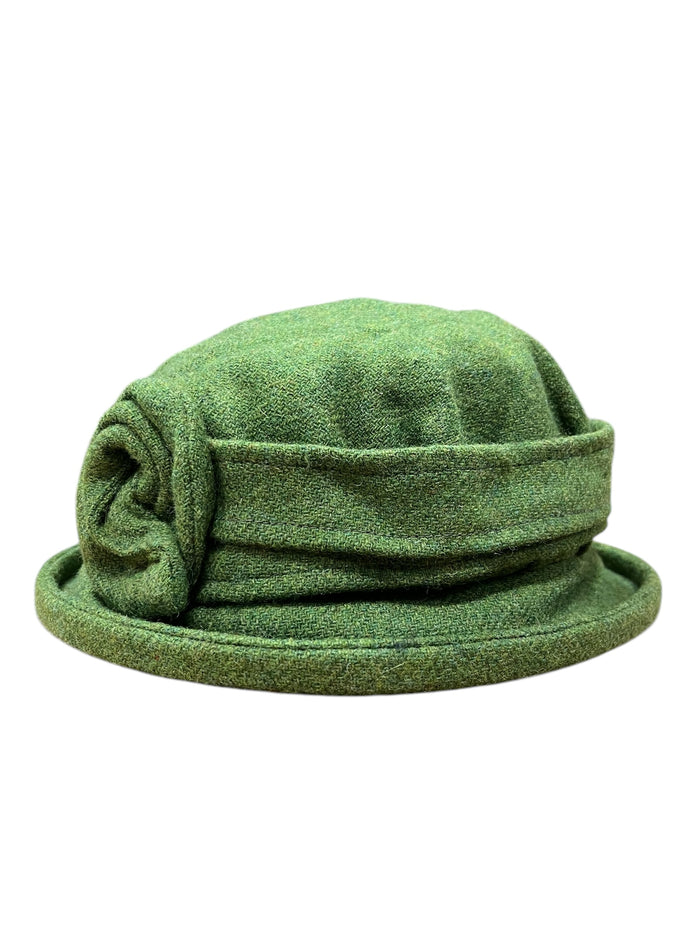 Green Tweed - Downton Abbey Hat