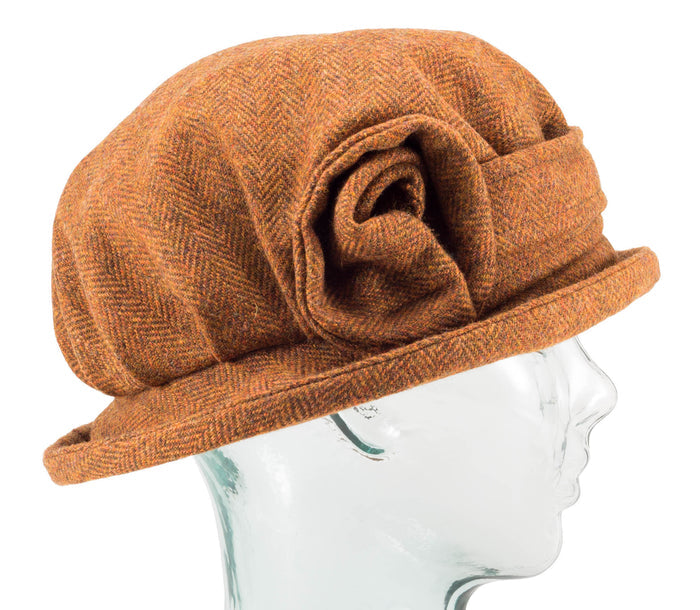 Downton Abbey Style Ladies Hat with Rose