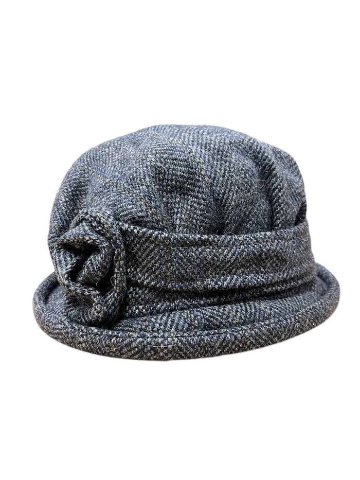 Blue Tweed - Downton Abbey Hat