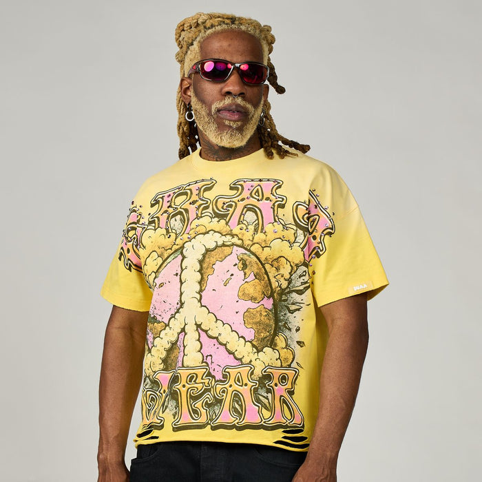 Duaa - Peace Tshirt - Yellow - Clique Apparel
