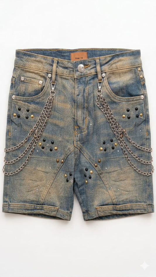 Elite - Movie Star Kids Denim Shorts - Clique Apparel