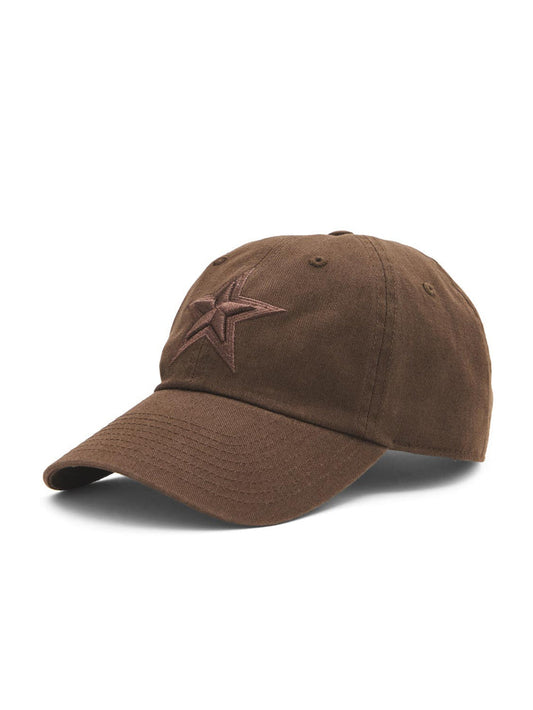 Brown Dallas Cowboys tone-on-tone embroidered cap by Suzy.
