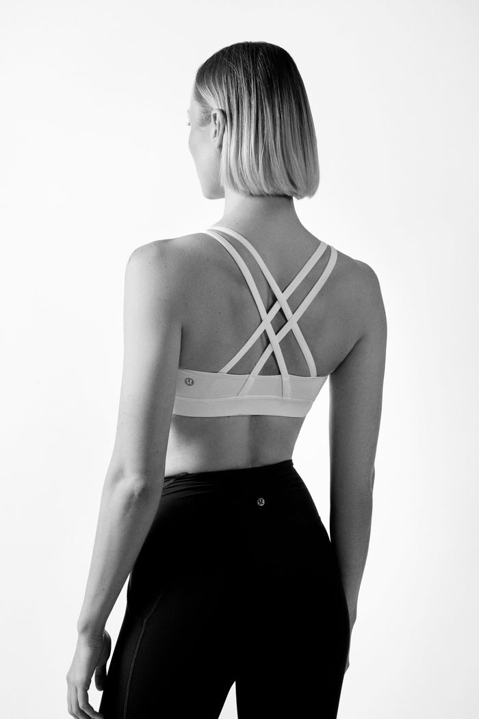 Energy Bra White *White Outline DOGPOUND Logo*