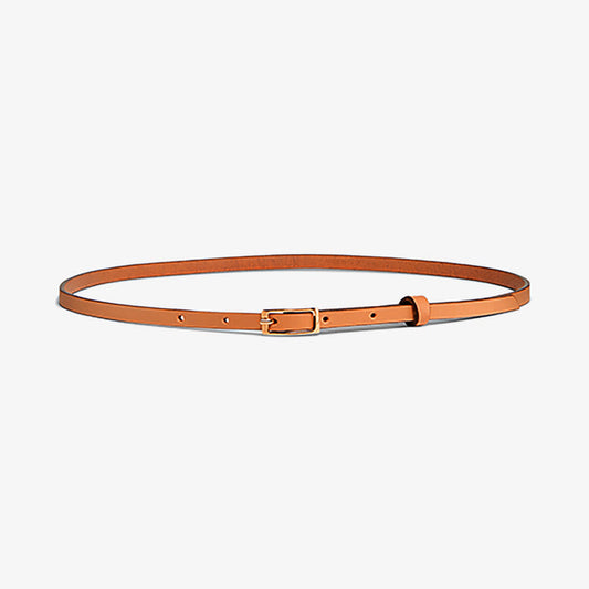 Still image of the erne st belt in light cognac | Lead