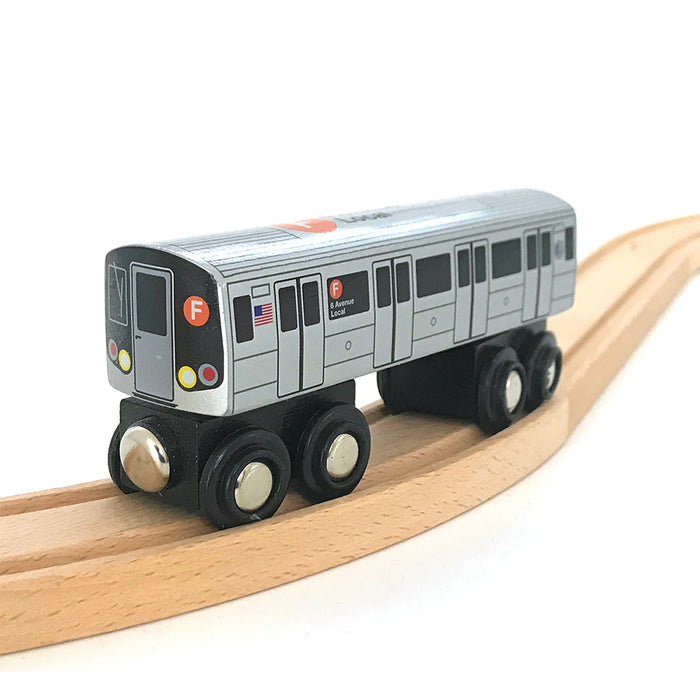 F-Train 6 Avenue Local Subway Toy - The New York Public Library Shop