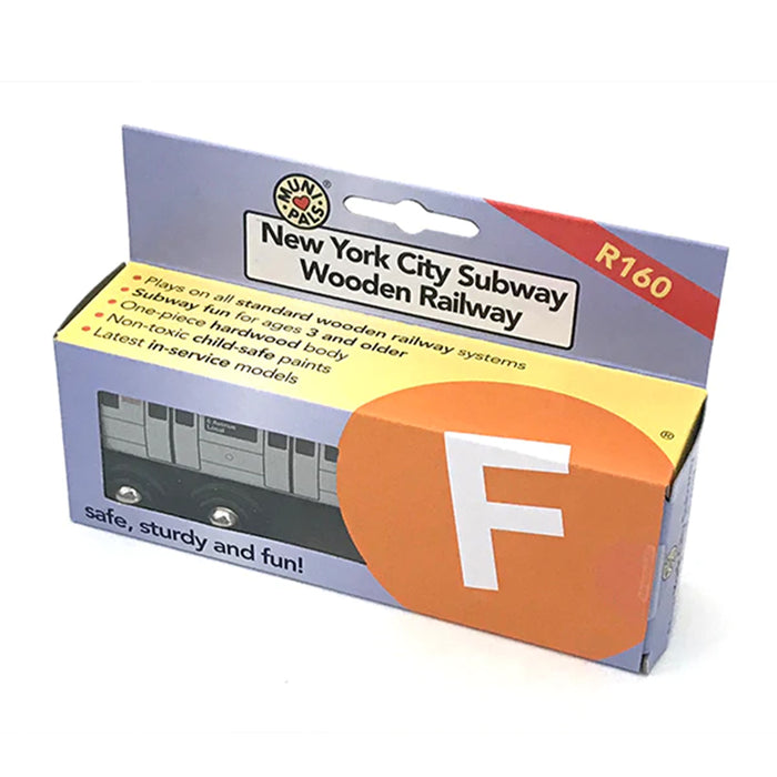 F-Train 6 Avenue Local Subway Toy - The New York Public Library Shop