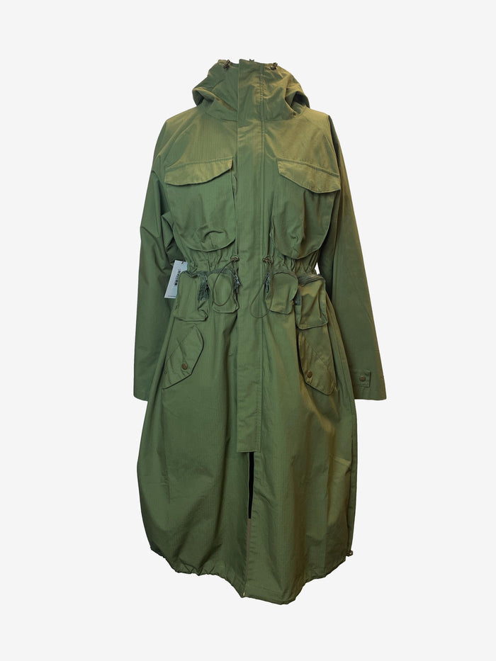 Fafatt Khaki Hooded Coat