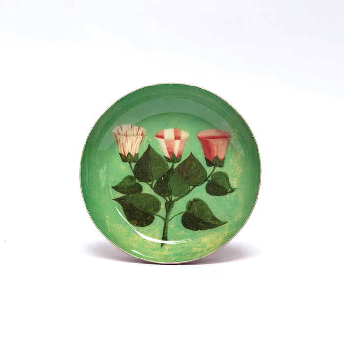 Festival of Flowers Round Enamel Tray - The New York Public Library Shop