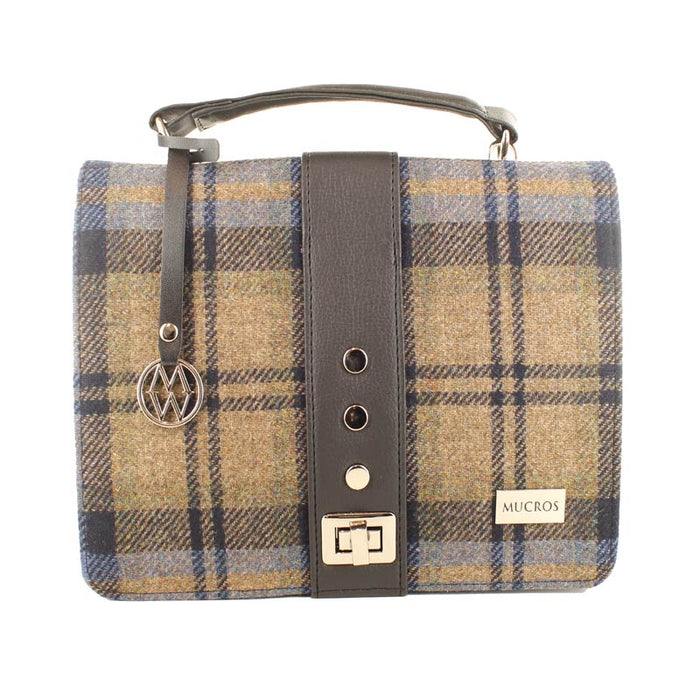 Fiona Handbag - Yellow & Blue Plaid