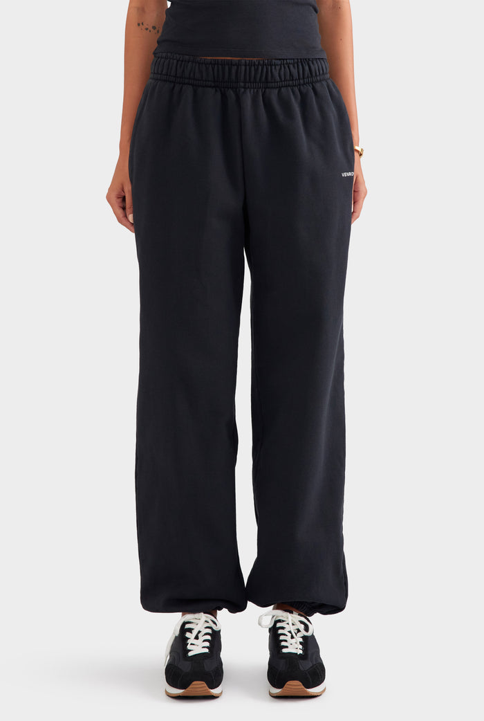 Fleece Track Pant - Black