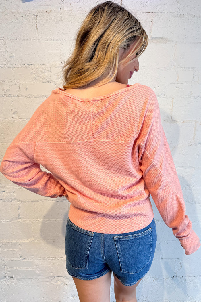 Free People Jess Long Sleeve Back, adeline boutique, dallas boutique, boutique