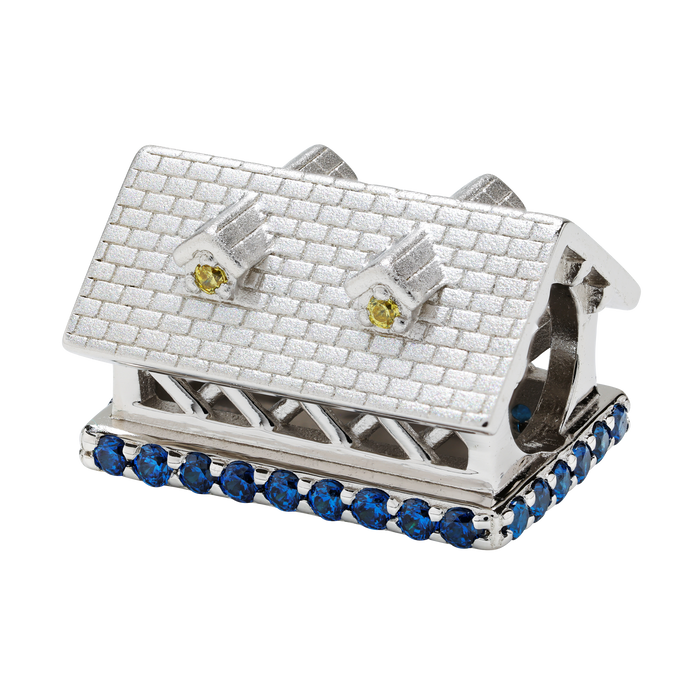 Gemstone Covered Bridge Bead