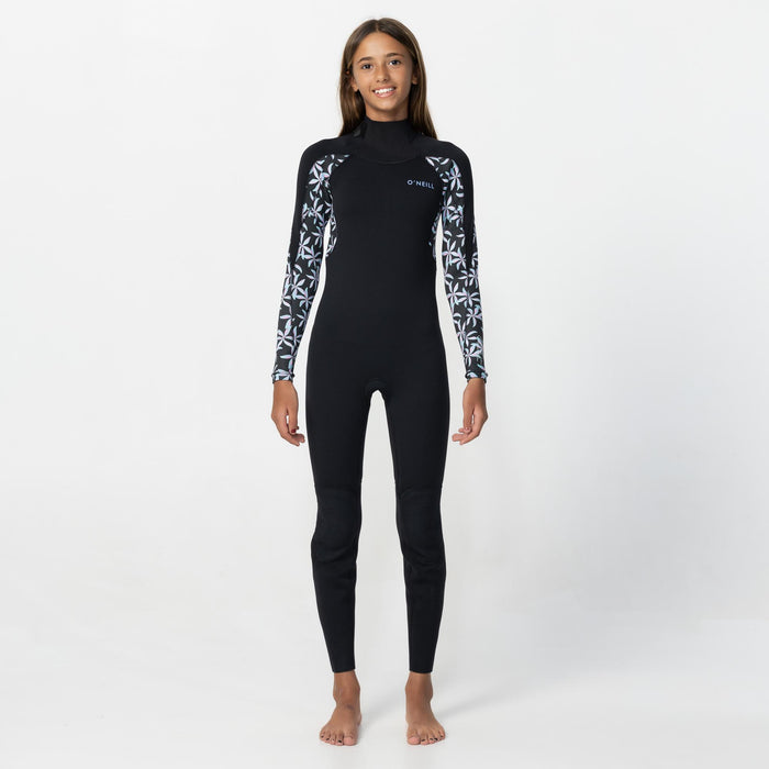 Girl's Bahia 3/2mm Steamer Back Zip - Pop Trop