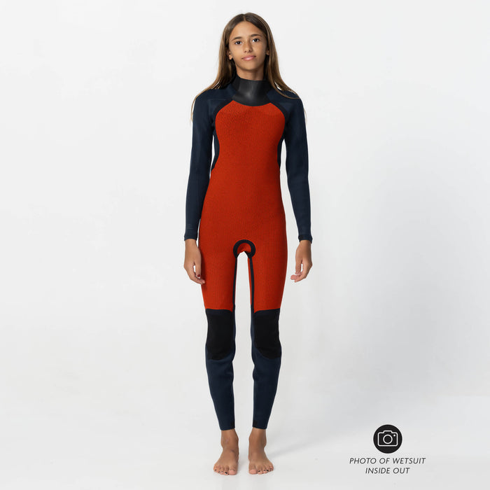 Girl's Bahia 3/2mm Steamer Back Zip - Pop Trop