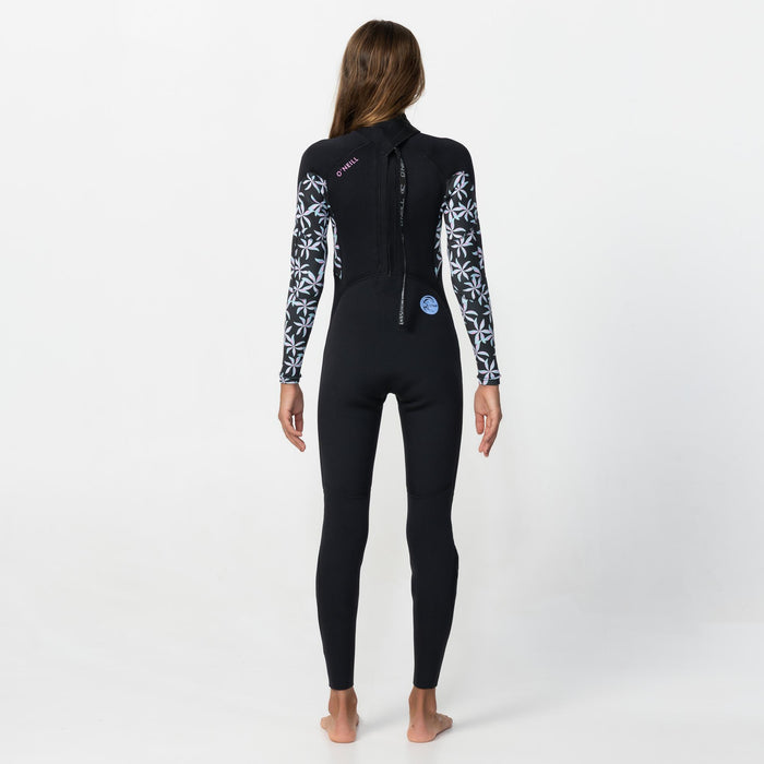 Girl's Bahia 3/2mm Steamer Back Zip - Pop Trop