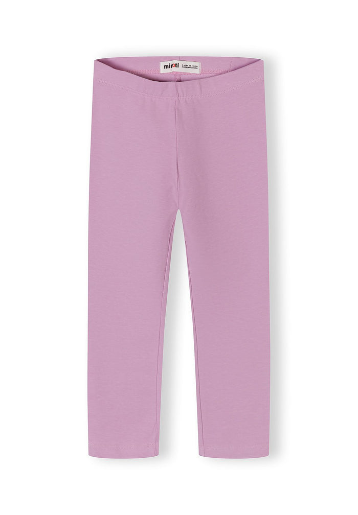Leggings 5-Pack Hearts Stripes Pink Purple Grey - 6