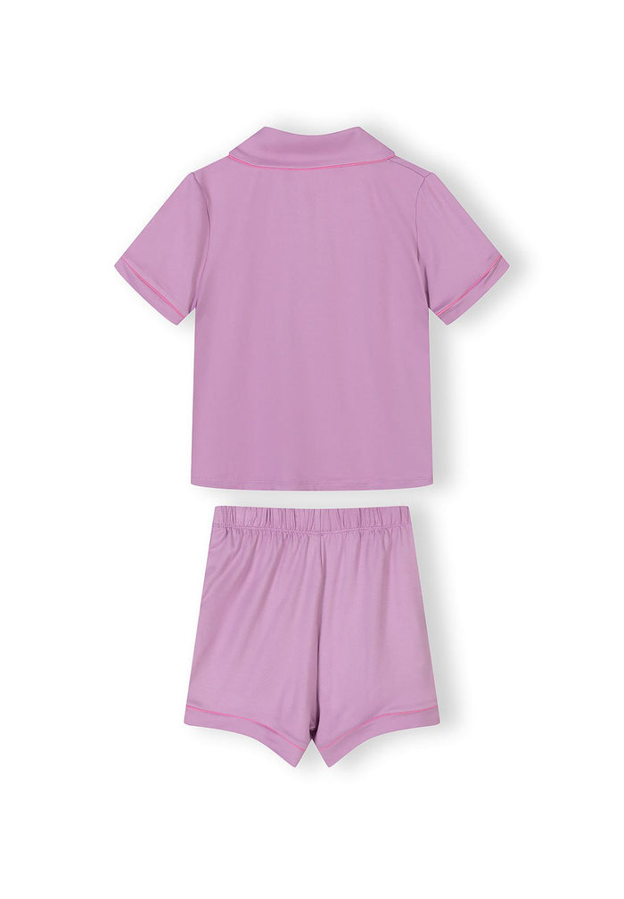 Short Sleeve Pyjama Set 2-Pack, Hearts, Pink Purple - 4