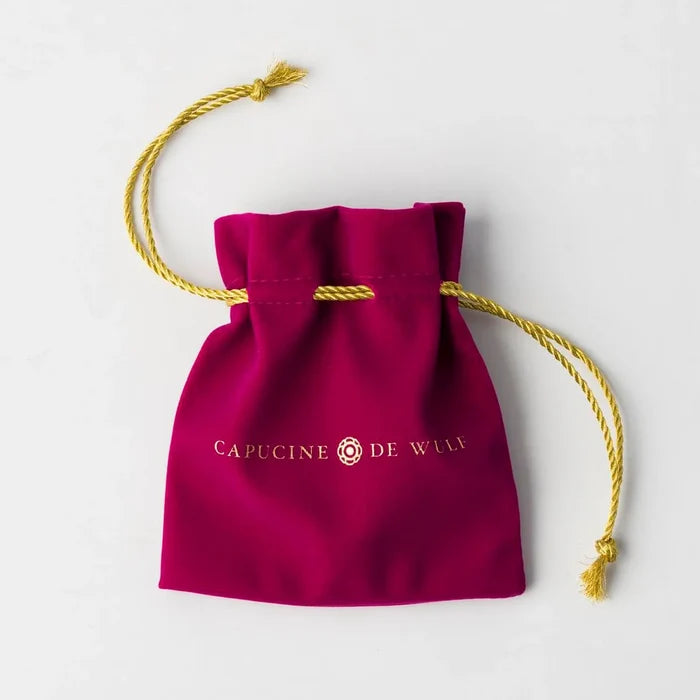 Gold Berry Double Drop Earrings