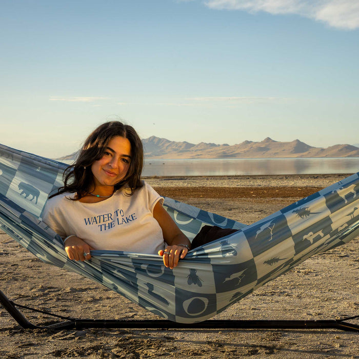 Grand Trunk X Grow The Flow: Great Salt Lake Double Hammock with Straps