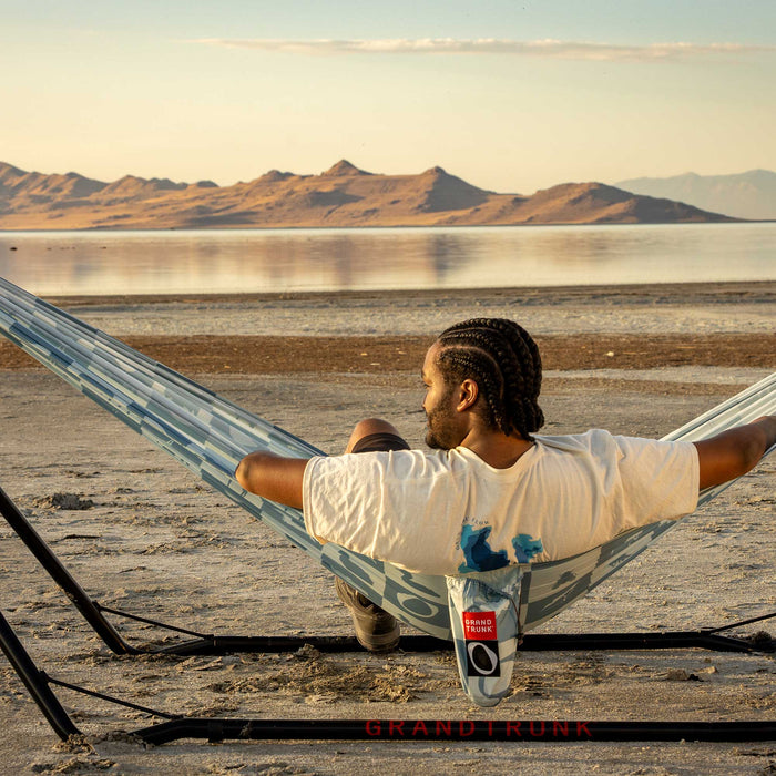 Grand Trunk X Grow The Flow: Great Salt Lake Double Hammock with Straps