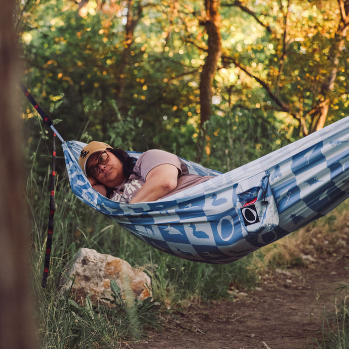 Grand Trunk X Grow The Flow: Great Salt Lake Double Hammock with Straps
