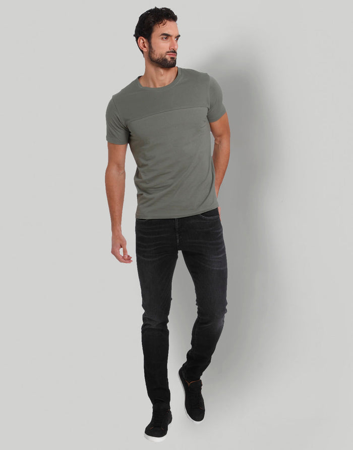 Green Crew Neck T-Shirt