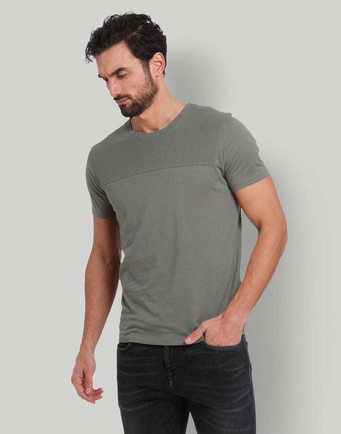 Green Crew Neck T-Shirt