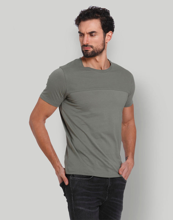 Green Crew Neck T-Shirt