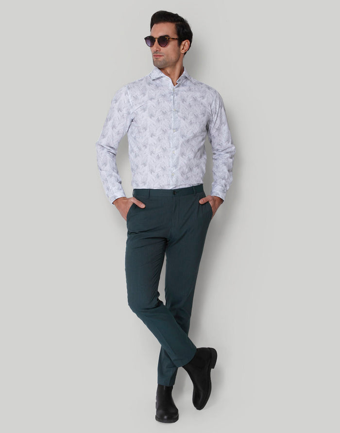 Green Formal Trousers