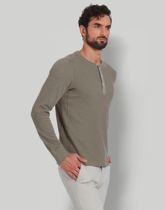 Green Henley T-Shirt