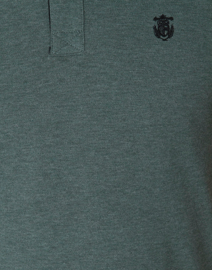Green Polo Neck T-Shirt