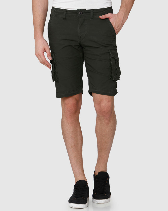 Grey Cargo Shorts