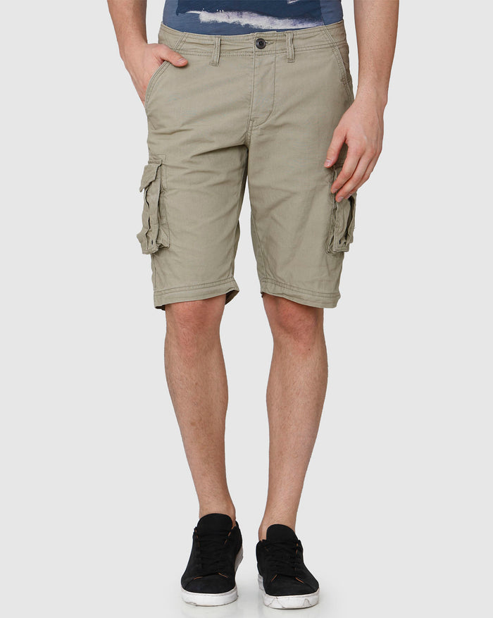 Grey Cargo Shorts