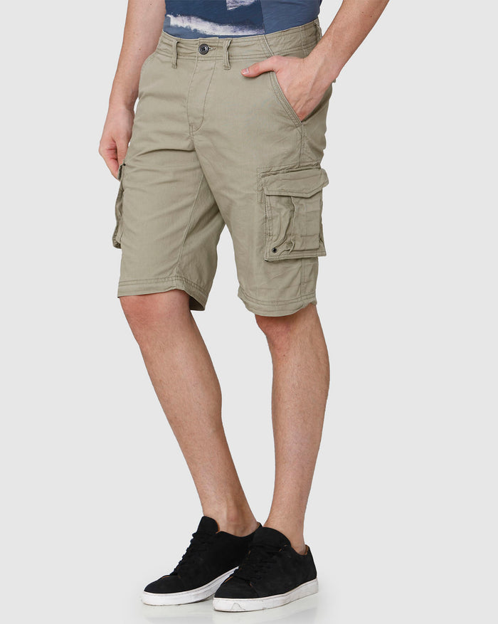 Grey Cargo Shorts
