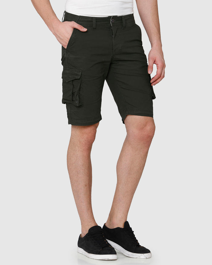 Grey Cargo Shorts