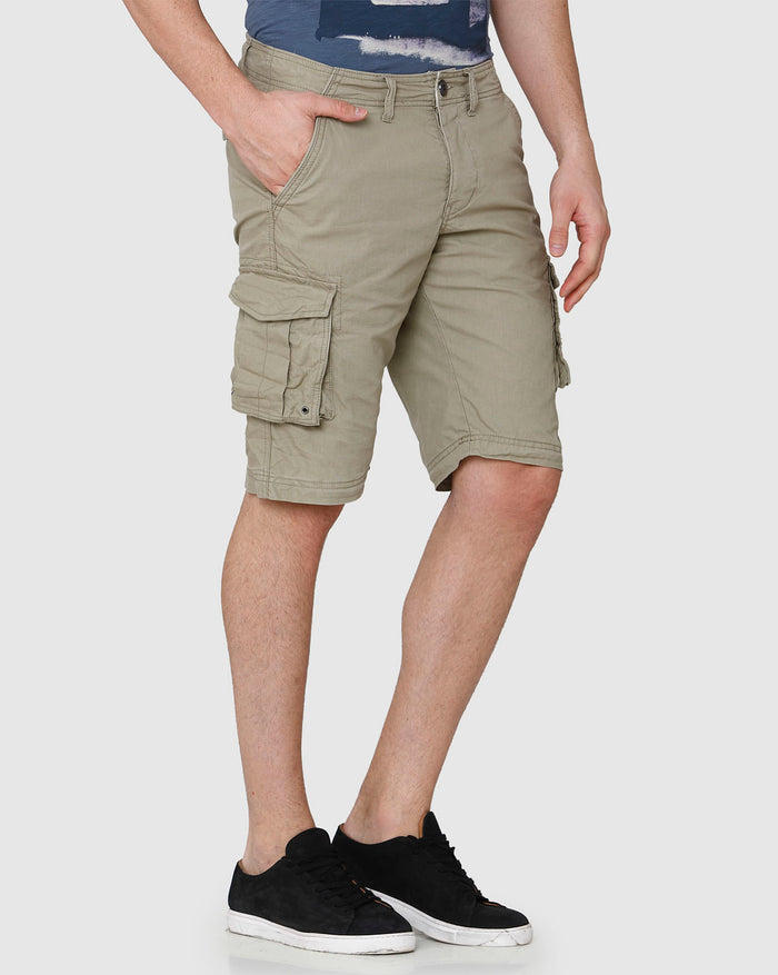 Grey Cargo Shorts
