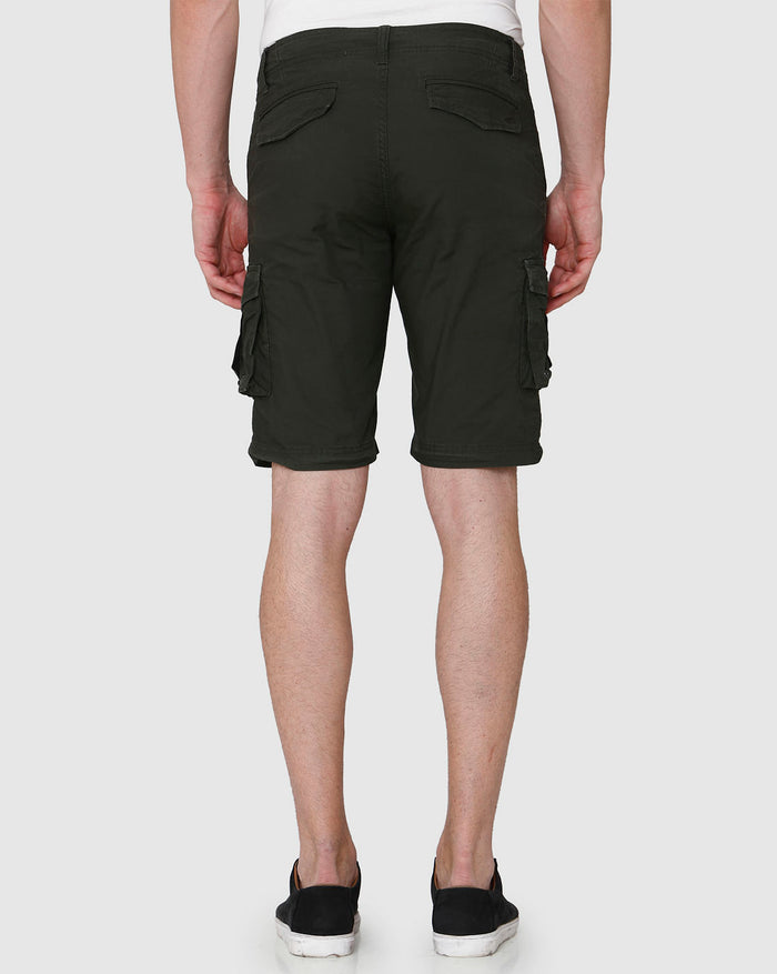 Grey Cargo Shorts