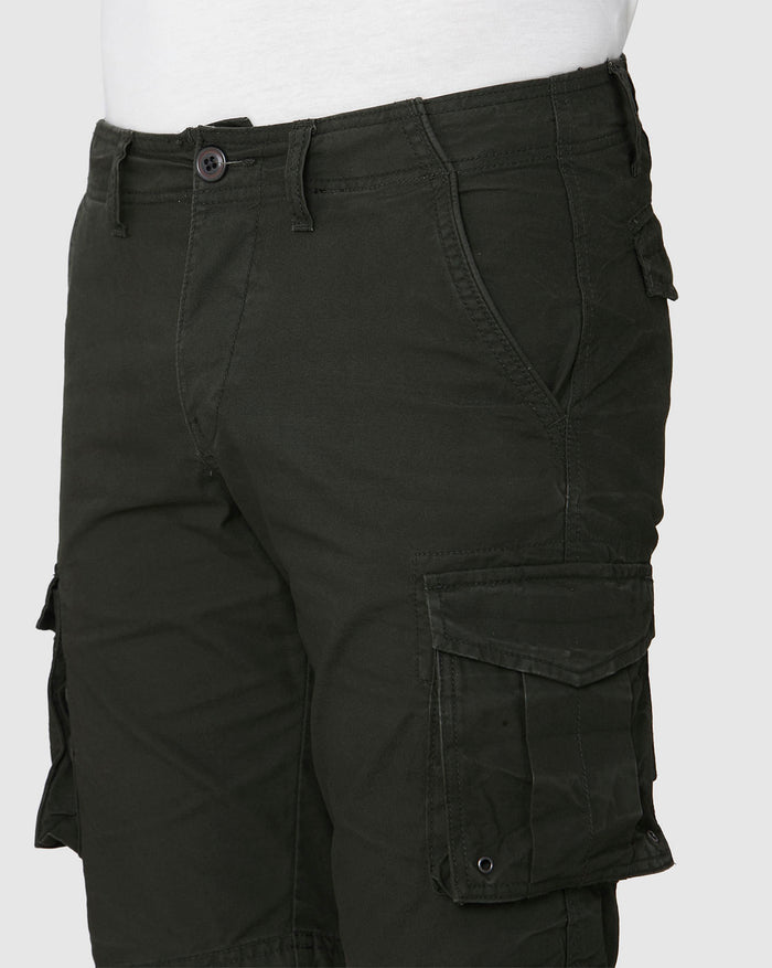 Grey Cargo Shorts